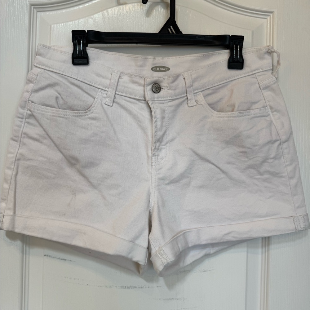 Old Navy Women's white Jean Shorts